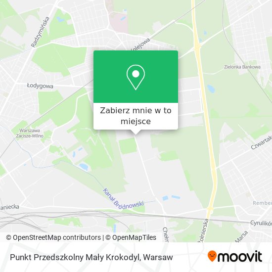 Mapa Punkt Przedszkolny Mały Krokodyl