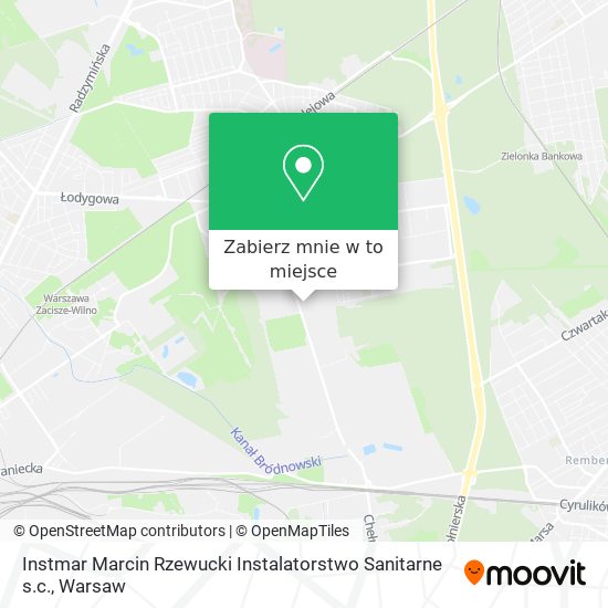 Mapa Instmar Marcin Rzewucki Instalatorstwo Sanitarne s.c.