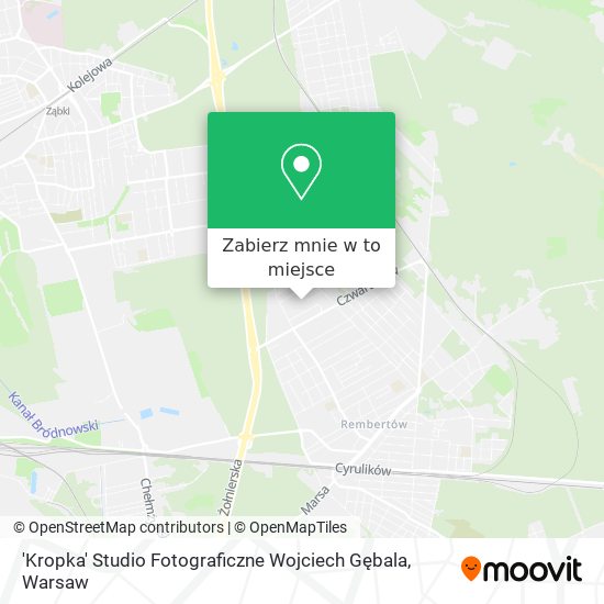 Mapa 'Kropka' Studio Fotograficzne Wojciech Gębala