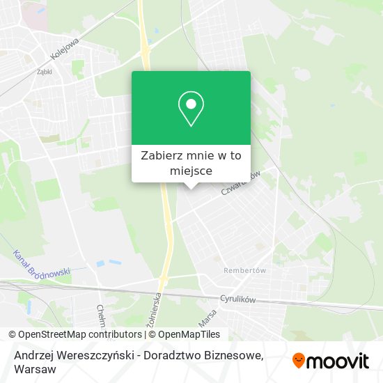 Mapa Andrzej Wereszczyński - Doradztwo Biznesowe