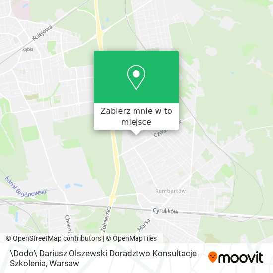 Mapa \Dodo\ Dariusz Olszewski Doradztwo Konsultacje Szkolenia