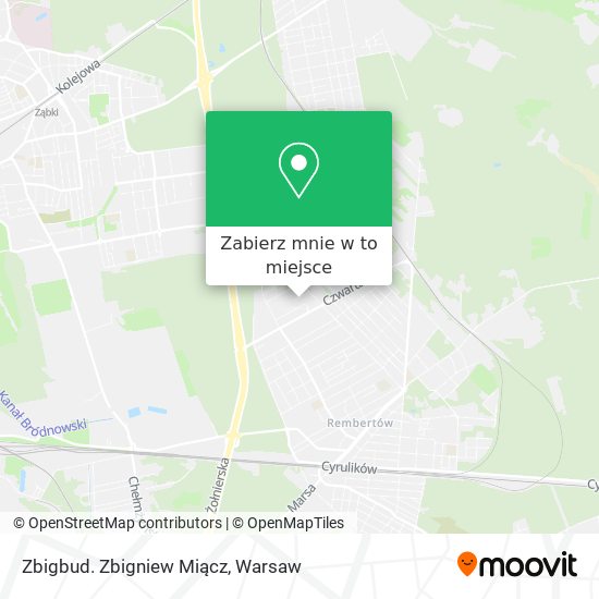 Mapa Zbigbud. Zbigniew Miącz