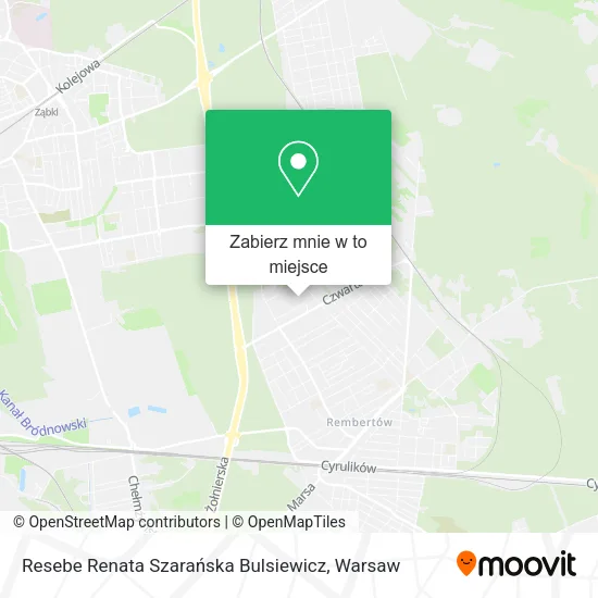 Mapa Resebe Renata Szarańska Bulsiewicz