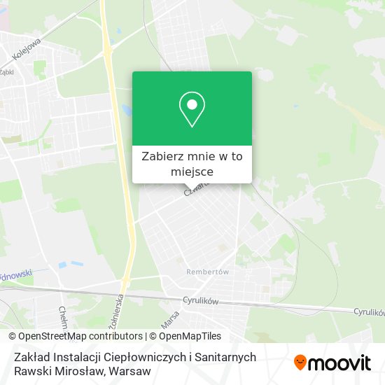 Mapa Zakład Instalacji Ciepłowniczych i Sanitarnych Rawski Mirosław