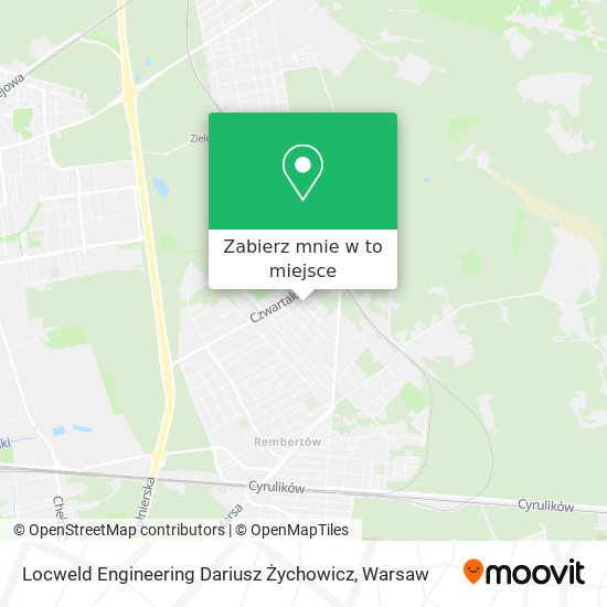 Mapa Locweld Engineering Dariusz Żychowicz