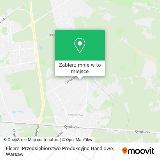 Mapa Elsemi Przedsiębiorstwo Produkcyjno Handlowe