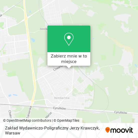 Mapa Zakład Wydawniczo-Poligraficzny Jerzy Krawczyk