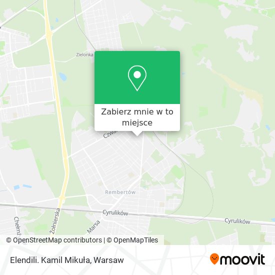 Mapa Elendili. Kamil Mikuła