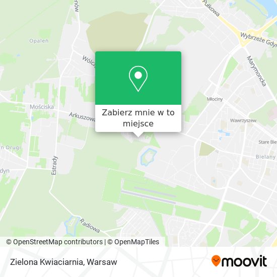 Mapa Zielona Kwiaciarnia