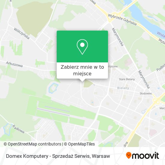 Mapa Domex Komputery - Sprzedaż Serwis