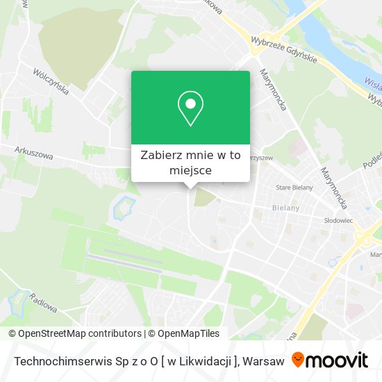 Mapa Technochimserwis Sp z o O [ w Likwidacji ]