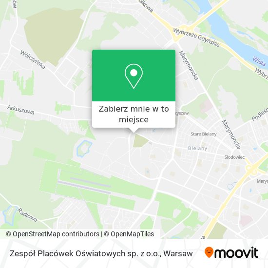 Mapa Zespół Placówek Oświatowych sp. z o.o.