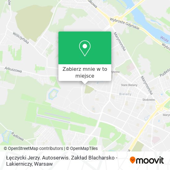 Mapa Łęczycki Jerzy. Autoserwis. Zakład Blacharsko - Lakierniczy