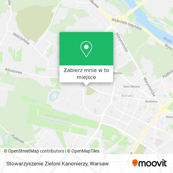 Mapa Stowarzyszenie Zieloni Kanonierzy