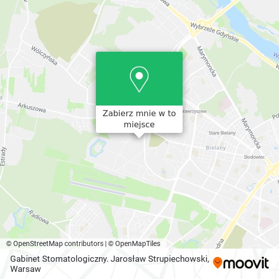 Mapa Gabinet Stomatologiczny. Jarosław Strupiechowski