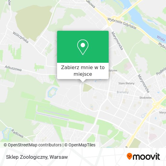 Mapa Sklep Zoologiczny