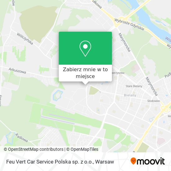 Mapa Feu Vert Car Service Polska sp. z o.o.