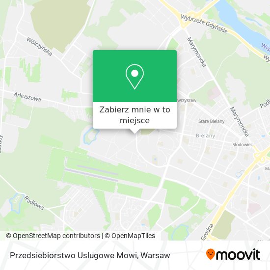 Mapa Przedsiebiorstwo Uslugowe Mowi