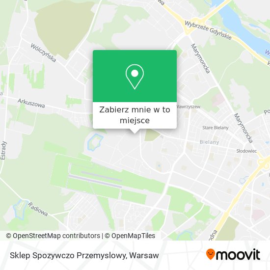 Mapa Sklep Spozywczo Przemyslowy