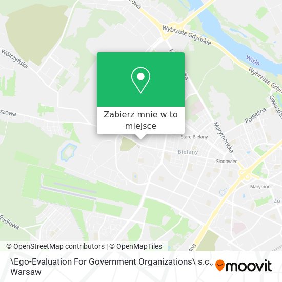 Mapa \Ego-Evaluation For Government Organizations\ s.c.