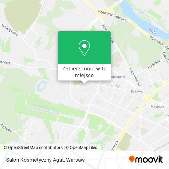 Mapa Salon Kosmetyczny Agat