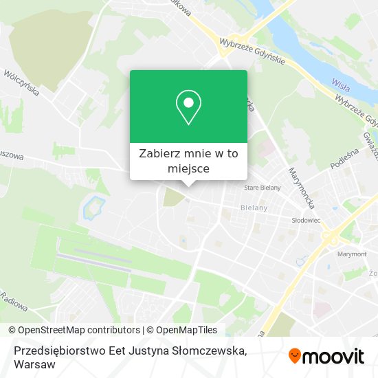 Mapa Przedsiębiorstwo Eet Justyna Słomczewska