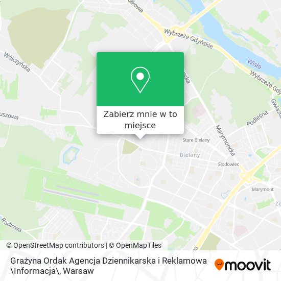 Mapa Grażyna Ordak Agencja Dziennikarska i Reklamowa \Informacja\