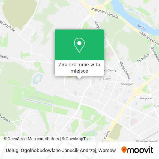 Mapa Usługi Ogólnobudowlane Janucik Andrzej