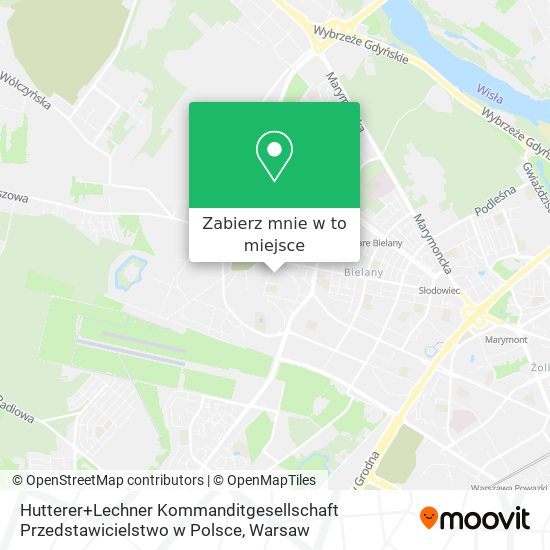 Mapa Hutterer+Lechner Kommanditgesellschaft Przedstawicielstwo w Polsce