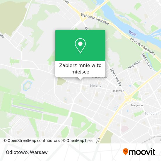 Mapa Odlotowo