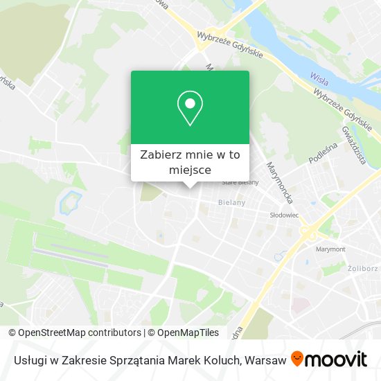 Mapa Usługi w Zakresie Sprzątania Marek Koluch