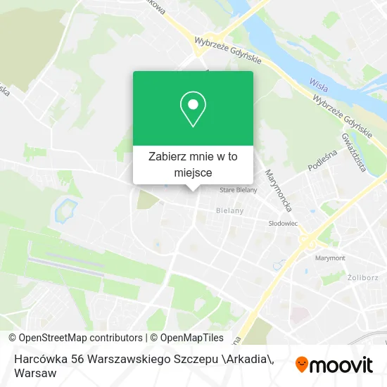 Mapa Harcówka 56 Warszawskiego Szczepu \Arkadia\