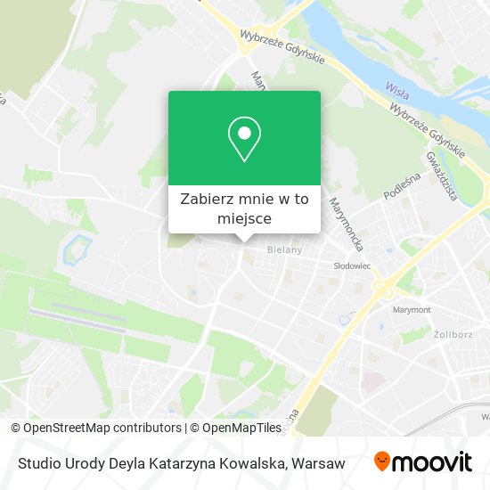 Mapa Studio Urody Deyla Katarzyna Kowalska