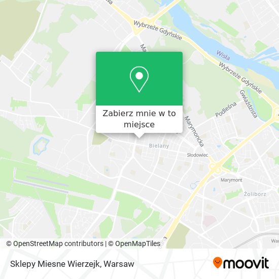 Mapa Sklepy Miesne Wierzejk