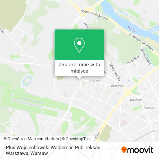 Mapa Plus Wojciechowski Waldemar. Pub Teksas Warszawa