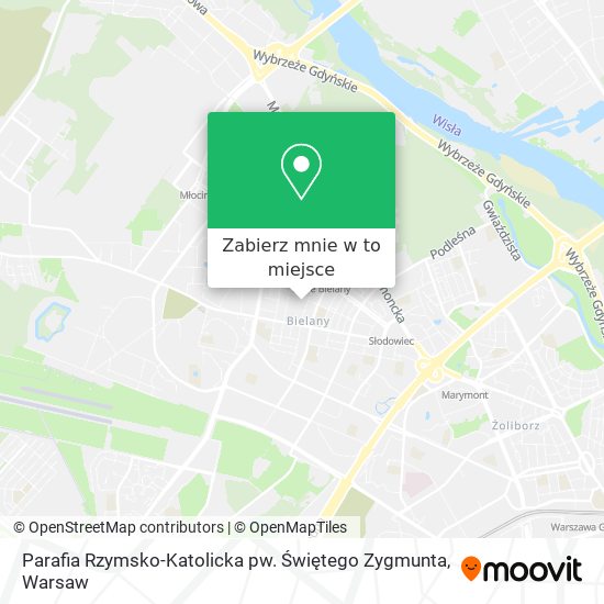 Mapa Parafia Rzymsko-Katolicka pw. Świętego Zygmunta