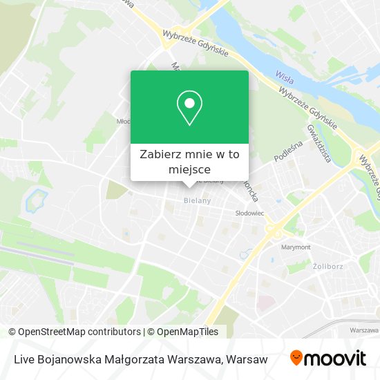 Mapa Live Bojanowska Małgorzata Warszawa