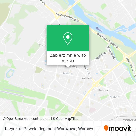 Mapa Krzysztof Pawela Regiment Warszawa