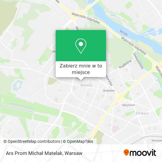 Mapa Ars Prom Michał Matelak