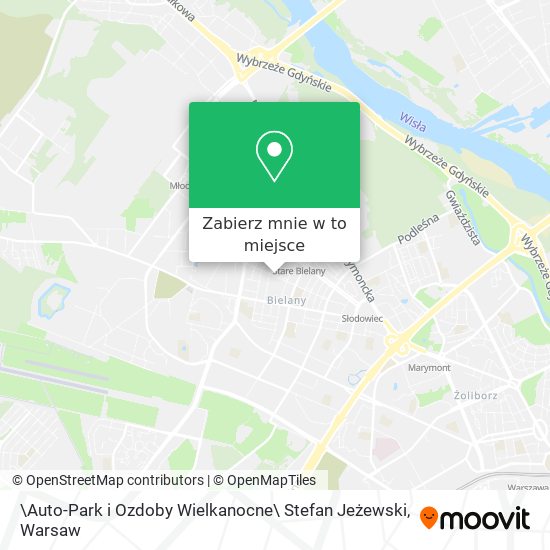 Mapa \Auto-Park i Ozdoby Wielkanocne\ Stefan Jeżewski