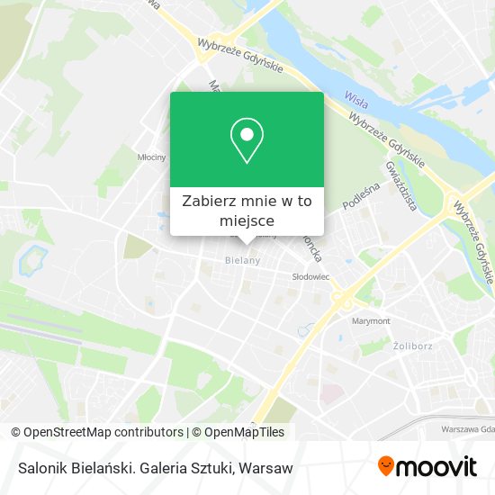 Mapa Salonik Bielański. Galeria Sztuki