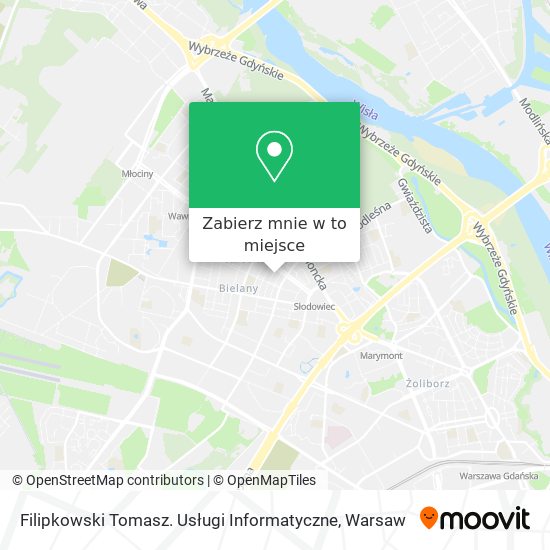 Mapa Filipkowski Tomasz. Usługi Informatyczne