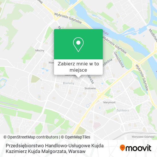 Mapa Przedsiębiorstwo Handlowo-Usługowe Kujda Kazimierz Kujda Małgorzata