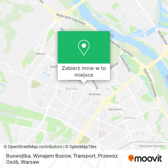 Mapa Buswojtka. Wynajem Busów, Transport, Przewóz Osób