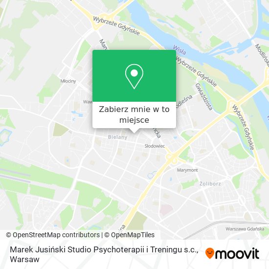 Mapa Marek Jusiński Studio Psychoterapii i Treningu s.c.