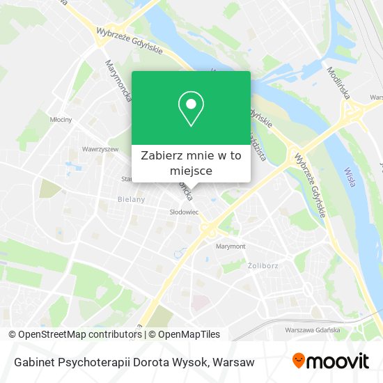 Mapa Gabinet Psychoterapii Dorota Wysok