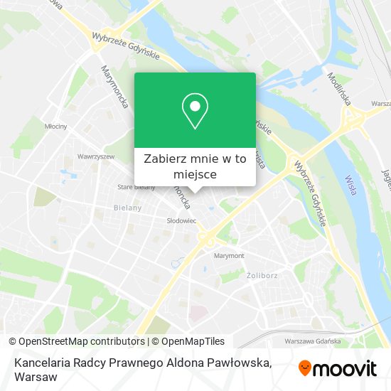 Mapa Kancelaria Radcy Prawnego Aldona Pawłowska