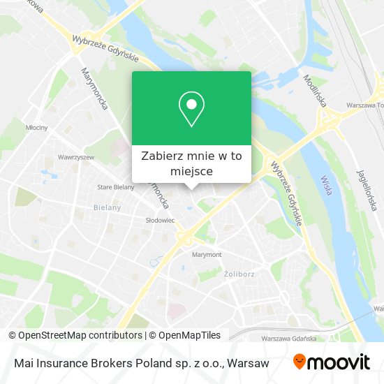 Mapa Mai Insurance Brokers Poland sp. z o.o.