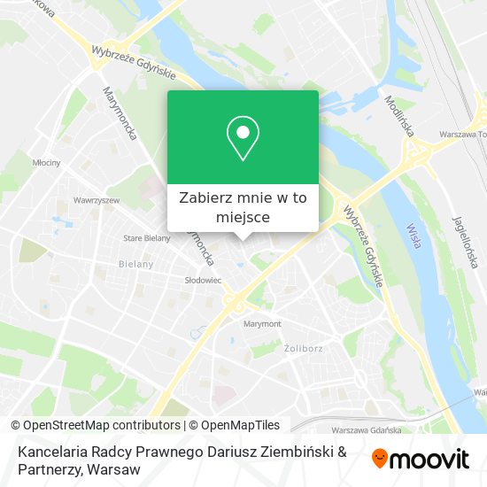 Mapa Kancelaria Radcy Prawnego Dariusz Ziembiński & Partnerzy