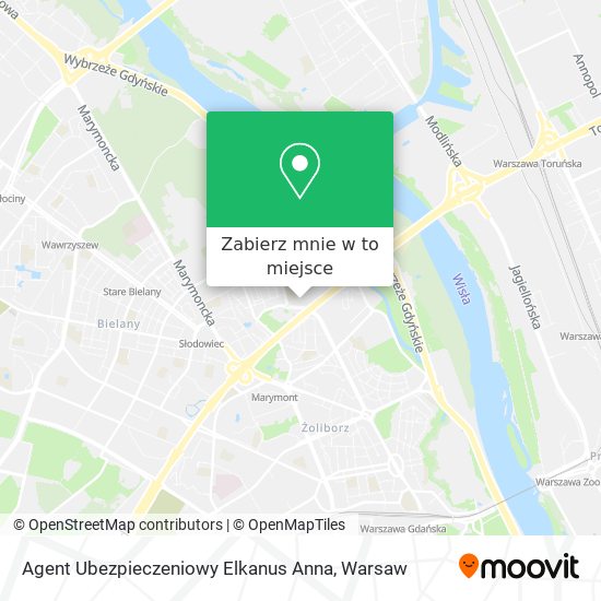 Mapa Agent Ubezpieczeniowy Elkanus Anna